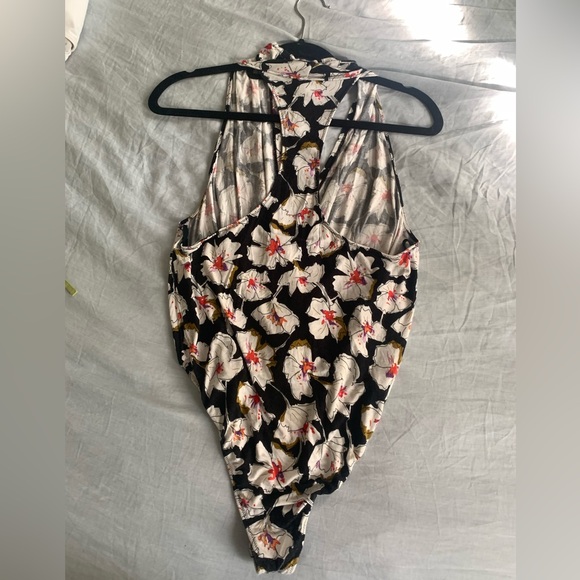 Free People Intimately Super Soft Floral Sure Please Bodysuit | Large - Picture 8 of 10